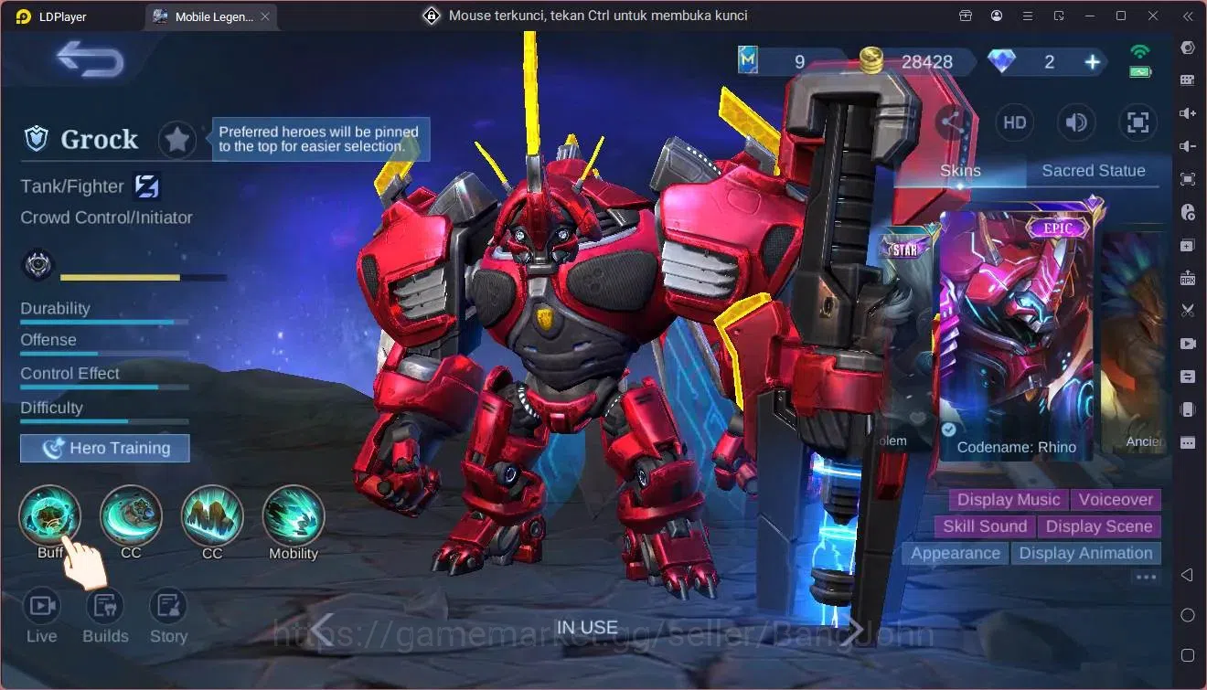 Mobile Legends: Bang Bang Accounts Global|Hero 103|Skin 138|Expert|9th  Fanny|CC Nata image 6