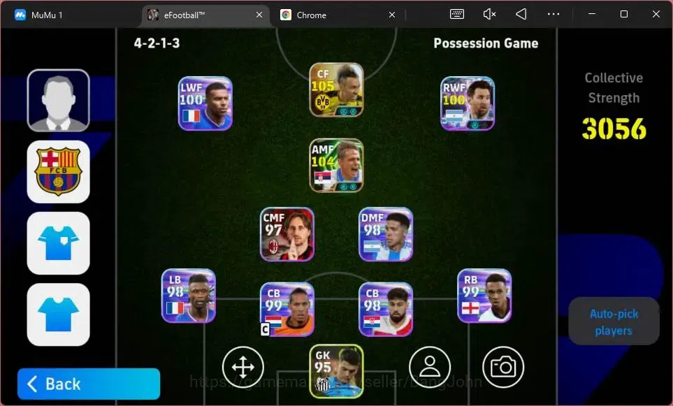 eFootball Accounts ANDROID|PW 3056|CollabNaruto P.E. Aubameyang Epic| image 2