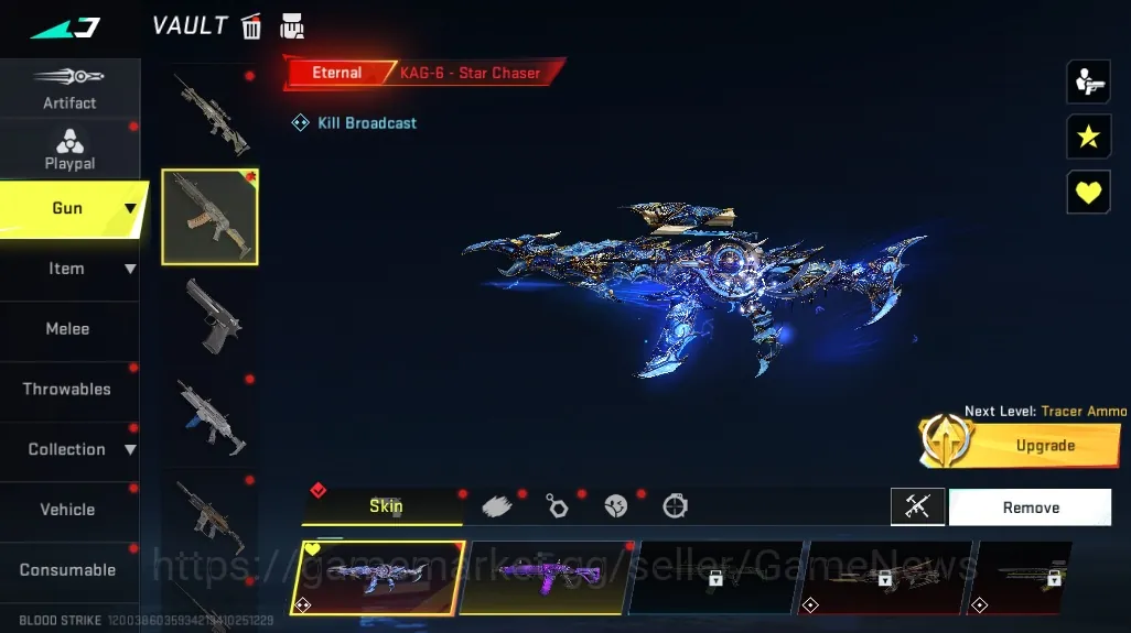 Blood Strike Accounts Starter Asia|ETERNAL KAG-6 Star Chaser Lv2|Ultra URB Neon Shard,Zero Bloodstained,Alondra 1