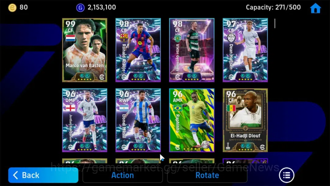 eFootball Accounts Android|Epic Marco Van Basten,El-Hadji Dlouf,Highl image 4