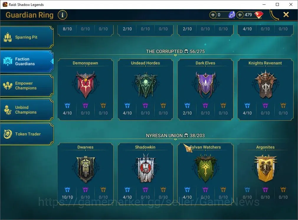 Raid: Shadow Legends Accounts Lv45 750K Power|18 Legend(Ezio,Xenomorph,Ninja,Ali image 11