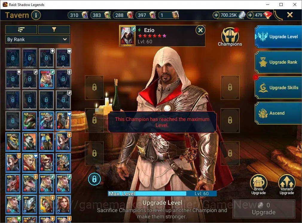 Raid: Shadow Legends Accounts Lv45 750K Power|18 Legend(Ezio,Xenomorph,Ninja,Ali image 14
