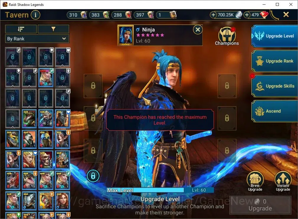 Raid: Shadow Legends Accounts Lv45 750K Power|18 Legend(Ezio,Xenomorph,Ninja,Ali image 16
