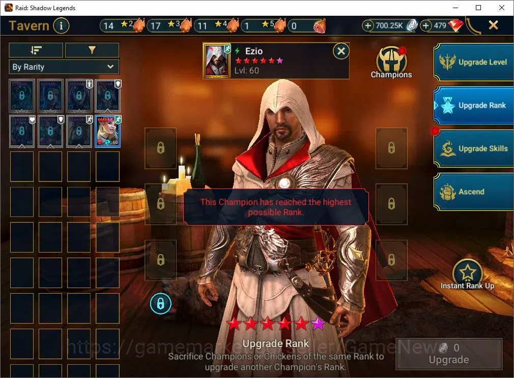 Raid: Shadow Legends Accounts Lv45 750K Power|18 Legend(Ezio,Xenomorph,Ninja,Ali image 18