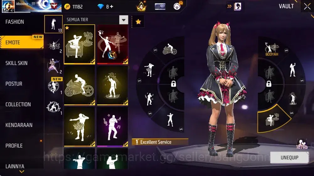 Free Fire Accounts Indonesia|M1887 - Sterling Conqueror&Emerald Power image 14