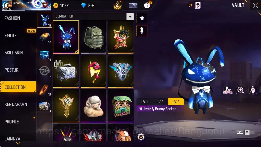 Free Fire Accounts Indonesia|M1887 - Sterling Conqueror&Emerald Power image 15