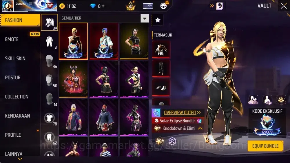 Free Fire Accounts Indonesia|M1887 - Sterling Conqueror&Emerald Power image 5