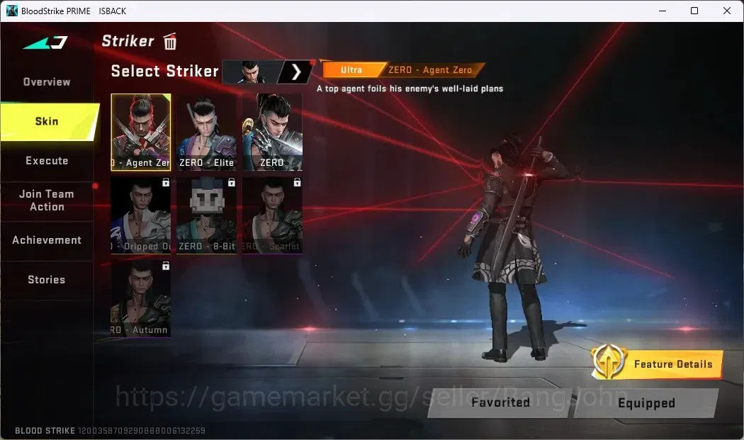 Blood Strike Accounts ASIA | Ultra Zero - Agent Zero&4Ultra More| 1 Ultr image 3