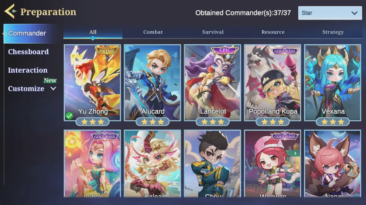 Magic Chess: Go Go Accounts Global|Rank Mythic 184*Best 230*|PrimeYZ|Epic Lance|CB[Spcial2&Elit3]15CMD B*3 |FreeML Check 17