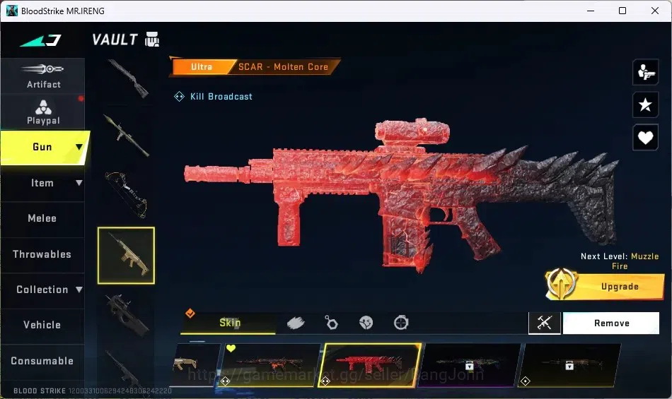 Blood Strike Accounts ASIA |1 Eternal Desert Eagle|3 Collab Guns|1 Strik image 12
