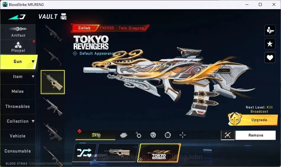 Blood Strike Accounts ASIA |1 Eternal Desert Eagle|3 Collab Guns|1 Strik image 17