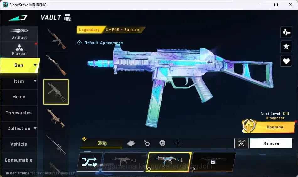 Blood Strike Accounts ASIA |1 Eternal Desert Eagle|3 Collab Guns|1 Strik image 19