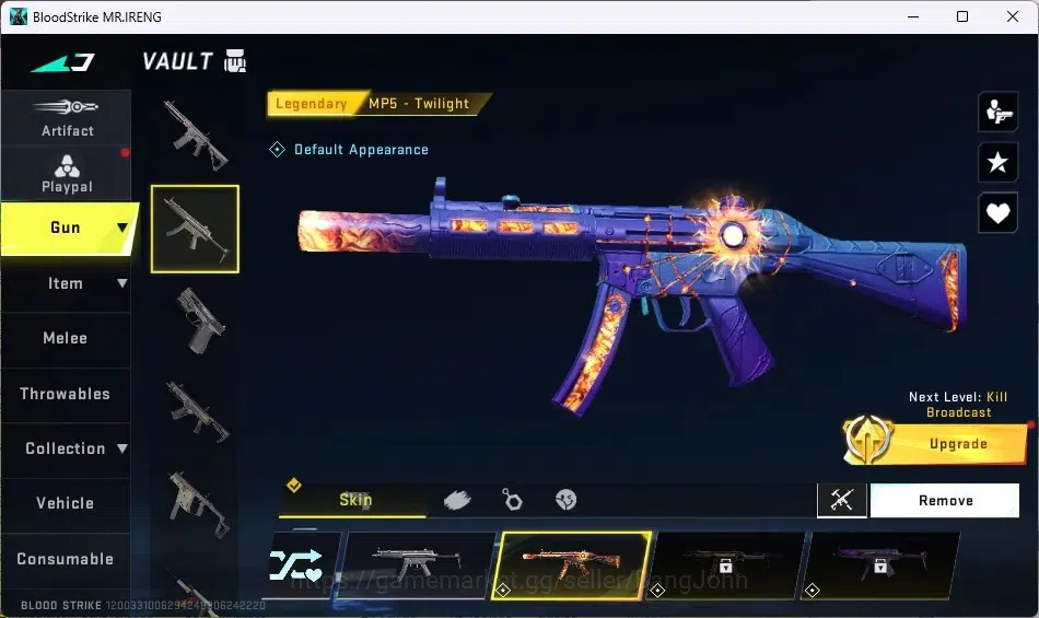 Blood Strike Accounts ASIA |1 Eternal Desert Eagle|3 Collab Guns|1 Strik image 4