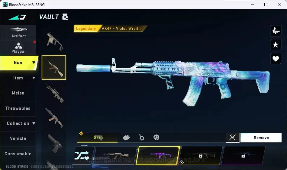 Blood Strike Accounts ASIA |1 Eternal Desert Eagle|3 Collab Guns|1 Strik image 6