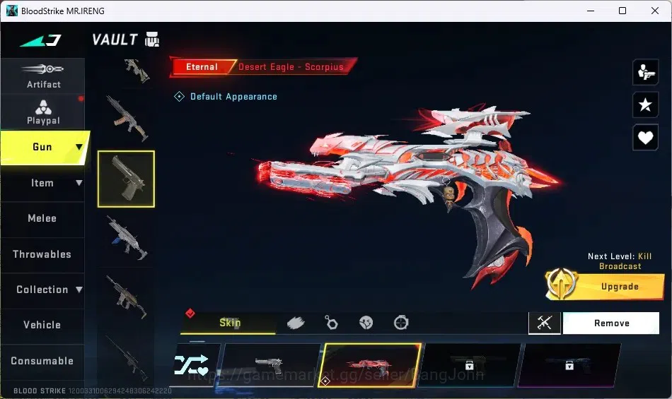 Blood Strike Accounts ASIA |1 Eternal Desert Eagle|3 Collab Guns|1 Strik image 9