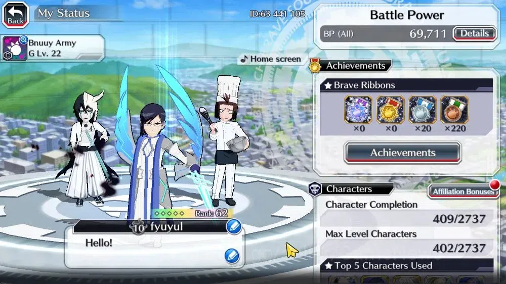 Bleach: Brave Souls Accounts [GLOBAL]20K Orbs+Fresh All Story|Rin Patissier,Sha image 2