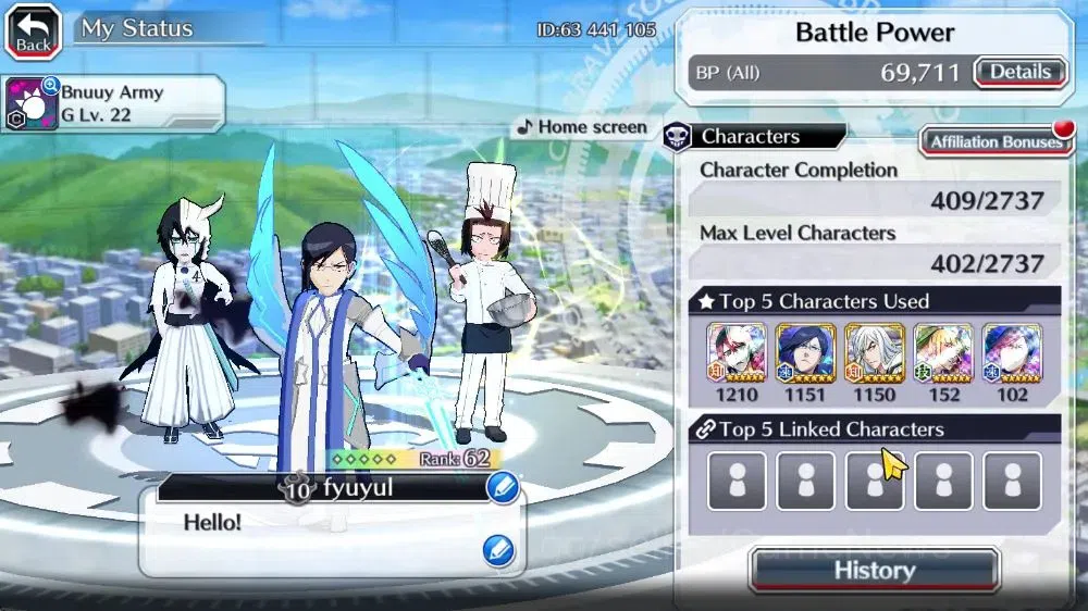 Bleach: Brave Souls Accounts [GLOBAL]20K Orbs+Fresh All Story|Rin Patissier,Sha image 3