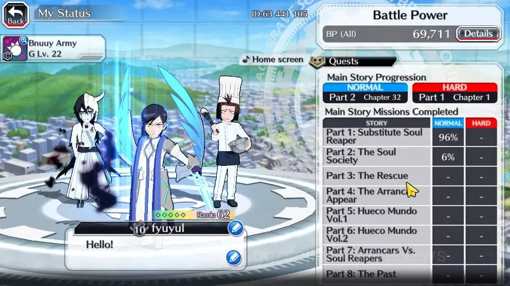 Bleach: Brave Souls Accounts [GLOBAL]20K Orbs+Fresh All Story|Rin Patissier,Sha image 4