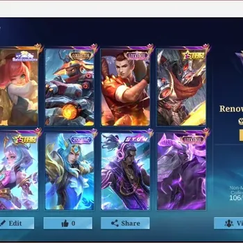 Mobile Legends: Bang Bang Accounts Others Global|329S|Renowned|Sanrio Chang'e Floryn,Annual Hayabusa Angela,CC Natalia
