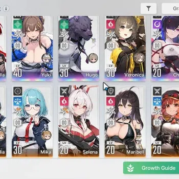 Chaos Zero Nightmare Accounts GLOBAL Lv 42| 6 SSR [Arabella+Sign,Chizuru,Yuki,Hugo,VeronicaM1,Mei
