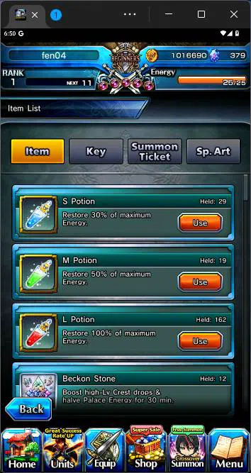 Grand Summoners Accounts Others GLOBAL|6 Ascend|Chloe TW,Summer Miyu,SS Liza,WH Fen,etc|Take mail|check SS|GS119B 3