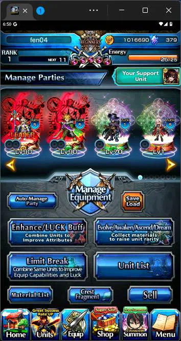Grand Summoners Accounts Others GLOBAL|6 Ascend|Chloe TW,Summer Miyu,SS Liza,WH Fen,etc|Take mail|check SS|GS119B 5
