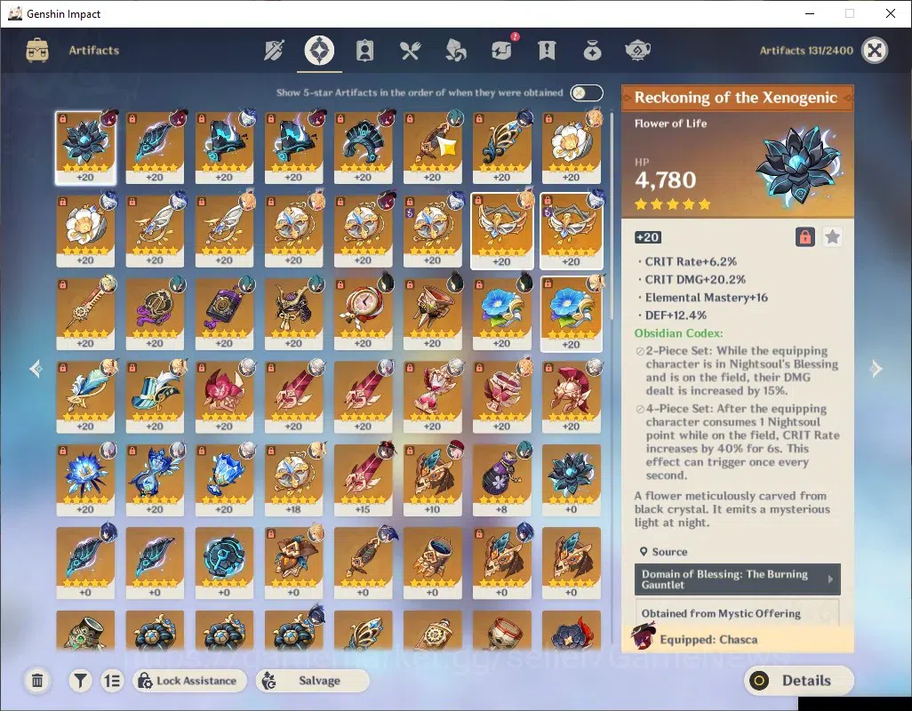 Genshin Impact Accounts ASIA|AR 54|Rate On|7 Limited + 3(*5Weapon)|Furina+ image 5