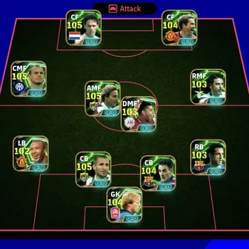 eFootball Accounts High-End Kolektif 3223+ sneydyer x Toti x Pavel Nedved x Raul x Batistuta x Van Basten