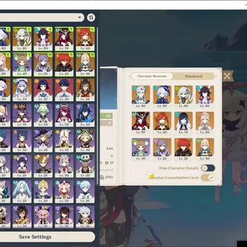 Genshin Impact Accounts Mid Game Asia|AR56|Neuvillette Prem Team+Free HSR|8 Limited