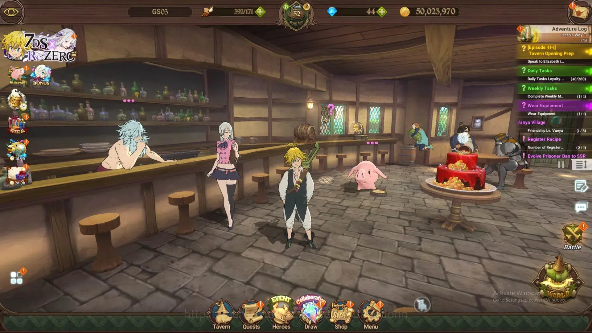 The Seven Deadly Sins: Grand Cross Accounts Global |1,7m CC|1LR + 1UR +CollabReZero&FireFroce| image 1