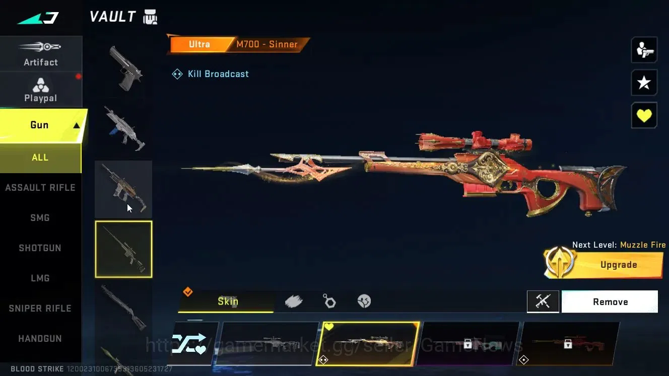 Blood Strike Accounts ASIA|4 ULTRA [VOLT-AshLord,Vector,M700]|Collab 7DS image 10