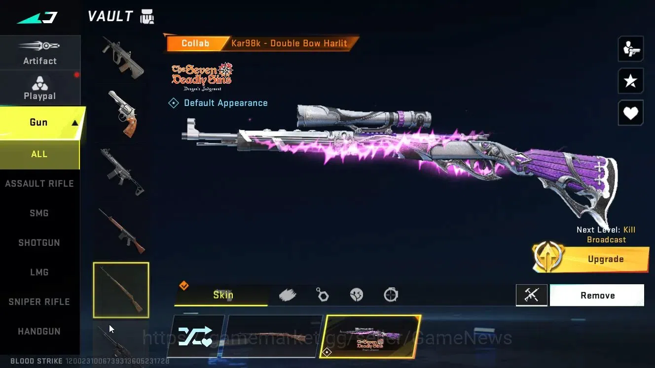 Blood Strike Accounts ASIA|4 ULTRA [VOLT-AshLord,Vector,M700]|Collab 7DS image 14