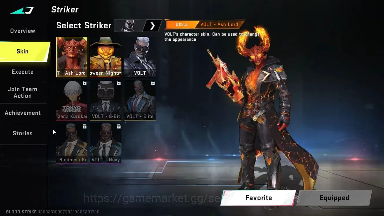 Blood Strike Accounts ASIA|4 ULTRA [VOLT-AshLord,Vector,M700]|Collab 7DS image 3