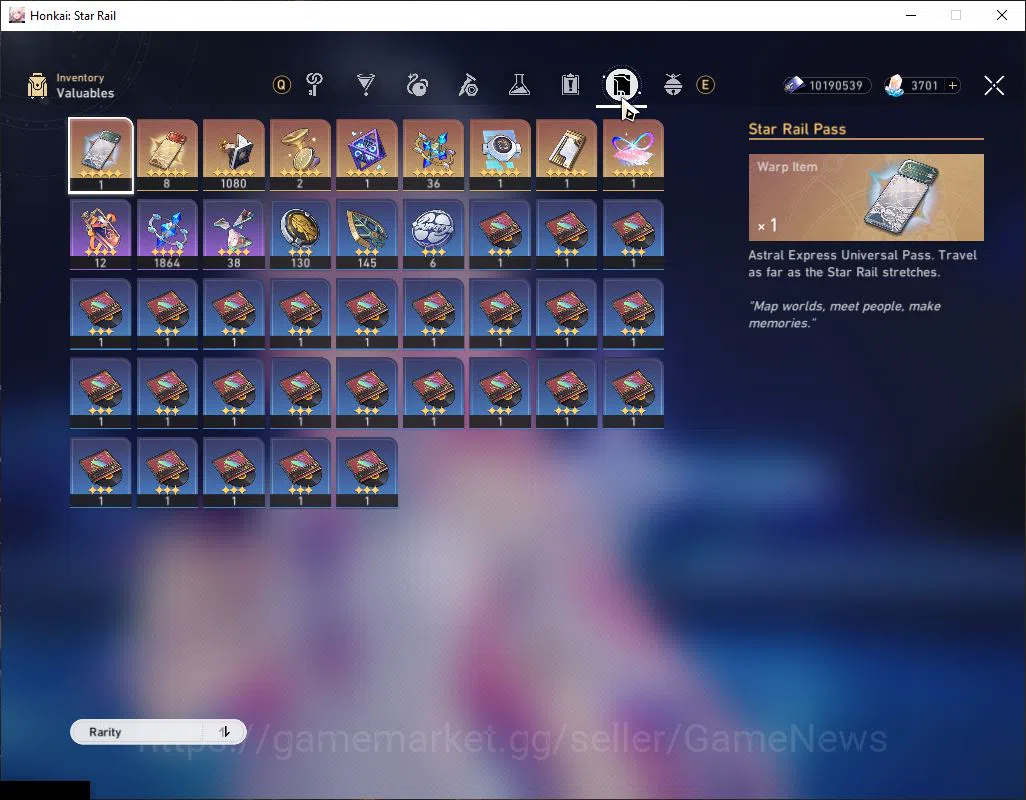 Honkai Star Rail Accounts Mid Game Asia|TL 63|3,7K SJ|7 Limited|Anaxa+Sign,Cyrene,Castorice,Sparkle,Archer,Ruan 10