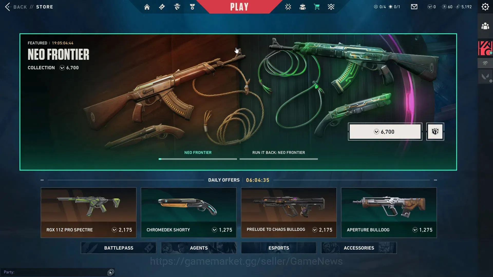 Valorant Accounts AP Server |Lvl 20| Ready Ranked | 5 Agents + 1x Free Agent (Unclaimed) | 5,192 Kingdom Credit | Check SS 1