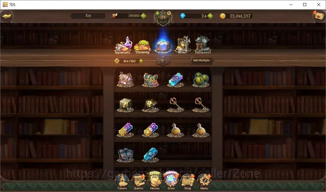 The Seven Deadly Sins: Grand Cross Accounts Others Global|3,628,027 Power |8ur + 4lr + 10 char 14