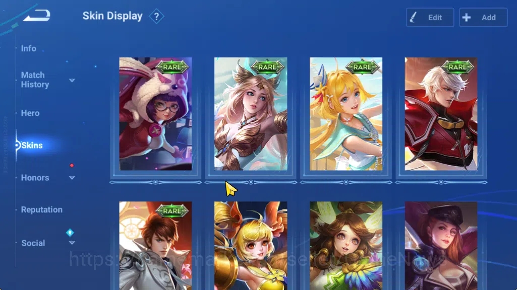 Honor of Kings Accounts Hero67 Skin29|KIC Luna,2Legend(ConsortYu,DeRenjie) image 5