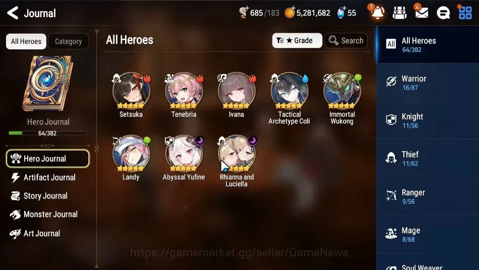 Epic Seven Accounts GLOBAL Unverif|New Era|2 ML(Rhiana&Luciel,Abyssal  image 4