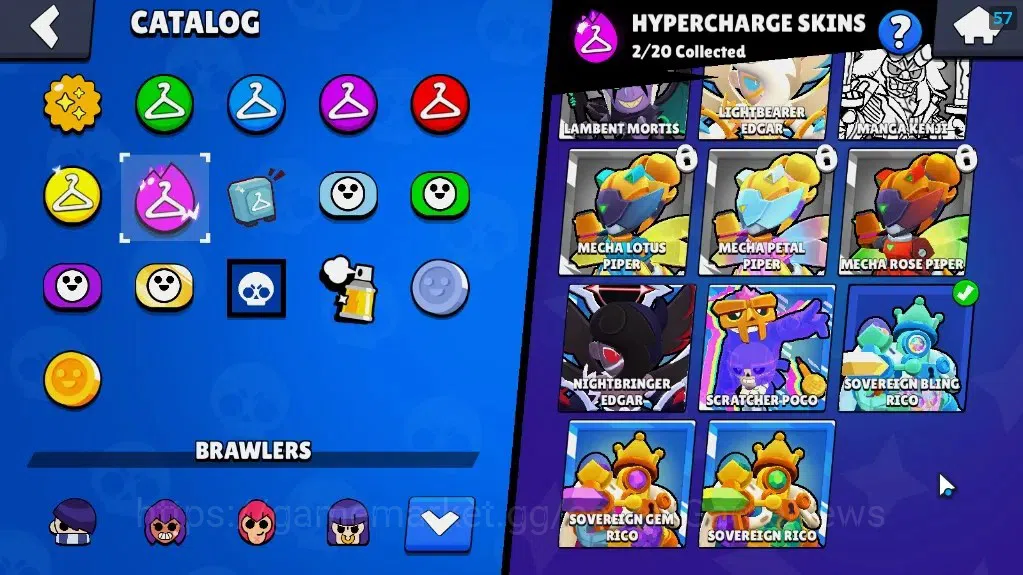 Brawl Stars Accounts 6646 Trophy|5k Blings|50 Brawlers 7 MaxLvl[Full Bu image 18