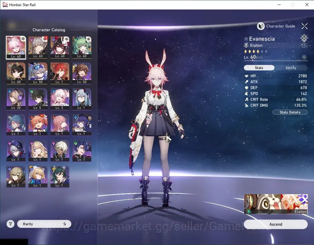 Honkai Star Rail Accounts Asia|TL 42|5 Limited|EvanesciaE1,HuohuoE1,Sparkle, image 4