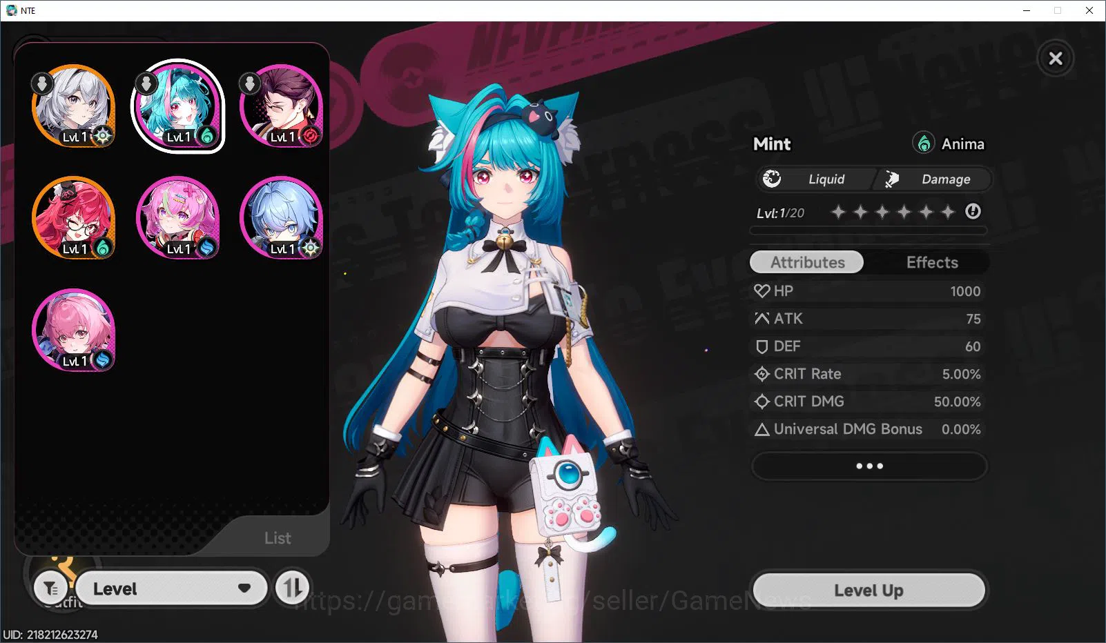 Neverness to Everness Accounts NA HL 3 | Fresh Starter 1 SSR (Nanally) + 5 SR | image 2