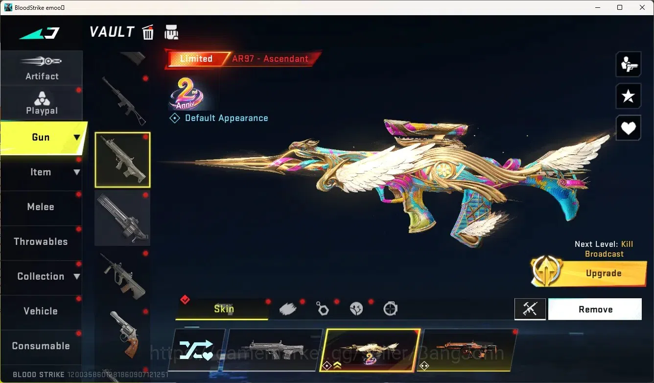 Blood Strike Accounts Collab Skin ASIA |4 Collab Gun [AOT&7DS]|3 Limited Gun|5 Ultra Gun|Limited Butterfly Knife|1 6
