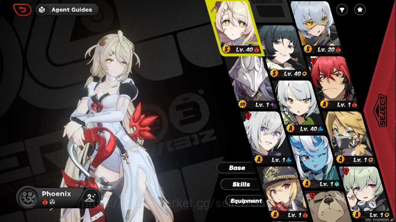 Zenless Zone Zero Accounts Starter Asia|IK 37|S1 Ch4|3 Limited (Phoenix Reffaella,Jane Doe)+Sign,Pyrois|1 Std|1S BangBo|MC 1
