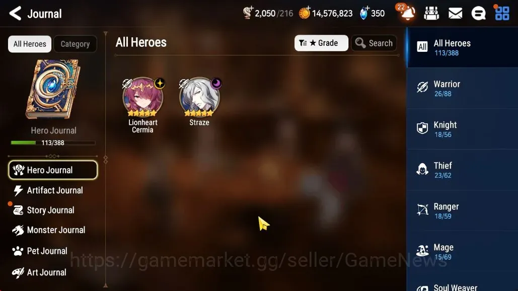 Epic Seven Accounts High-End Global UnVerif|NewEra| 2 ML (Straze,Lionheart Cermia)+AUBE,Estelle,Setsuka,Etc|62K 1