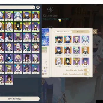 Genshin Impact Accounts Others ASIA|AR 55|5 Limited+1(5*Weapon)[Wanderer C1,Furina