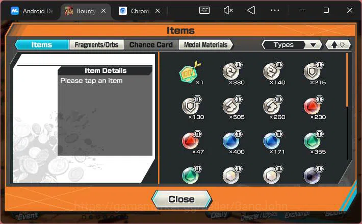 One Piece Bounty Rush Accounts Others GLOBAL|EX 1 |PR 5|T5E St.Nusjuro,etc|Log Bandai|Check SS|OPBR206 7