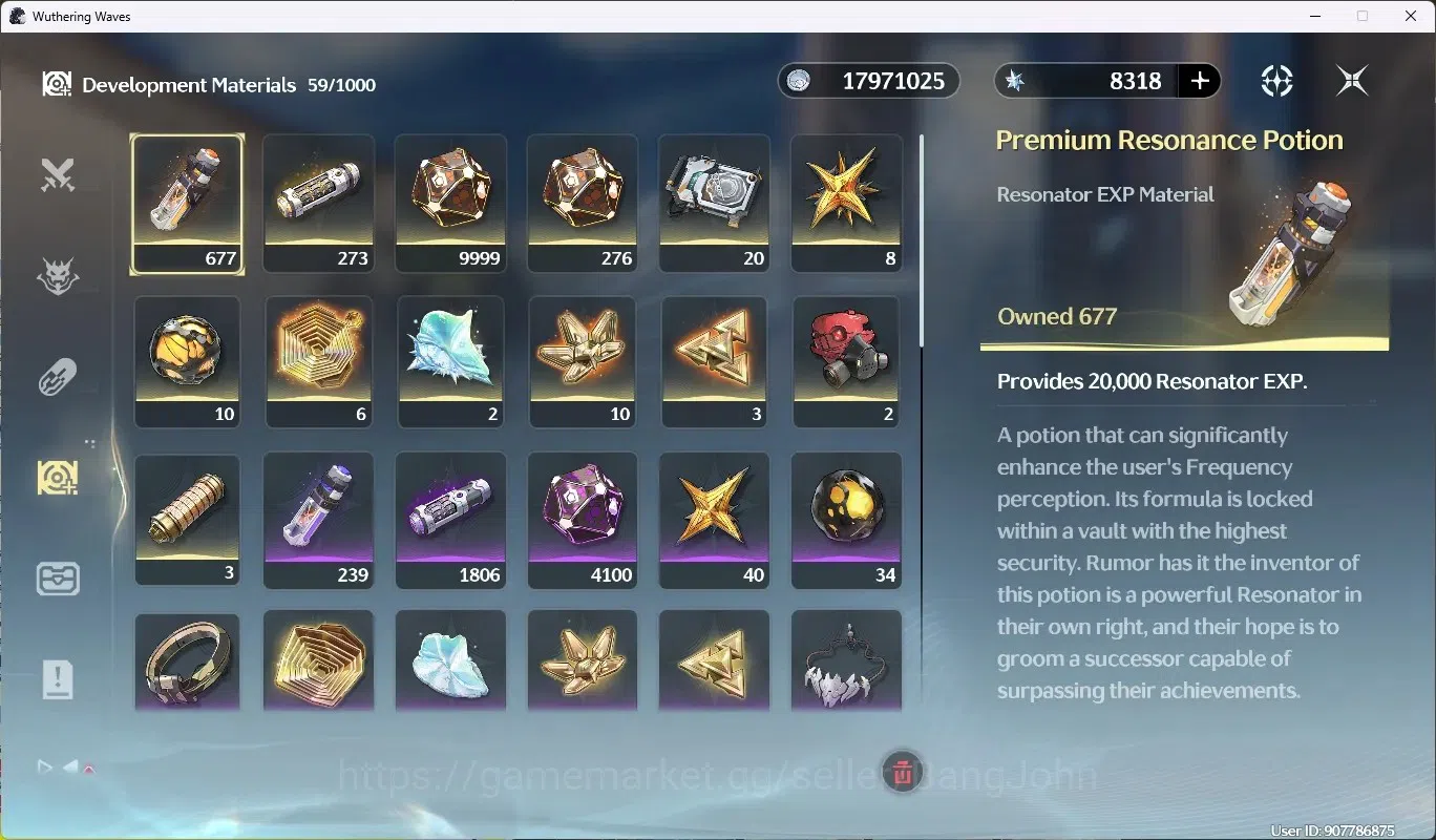 Wuthering Waves Accounts SEA | UL 48 | Rank 5 |1 Char Limited [Lucy R5 + Si image 12