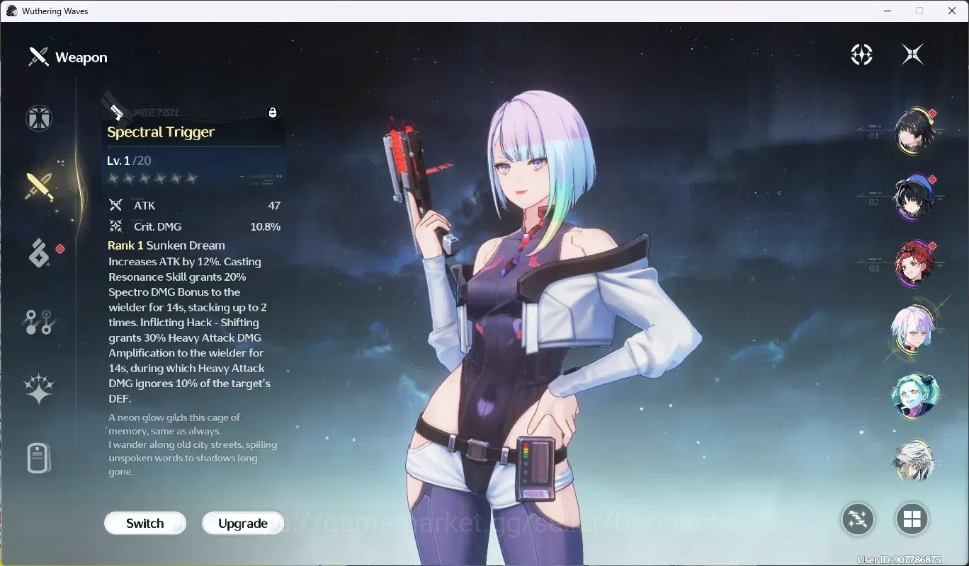 Wuthering Waves Accounts SEA | UL 48 | Rank 5 |1 Char Limited [Lucy R5 + Si image 4