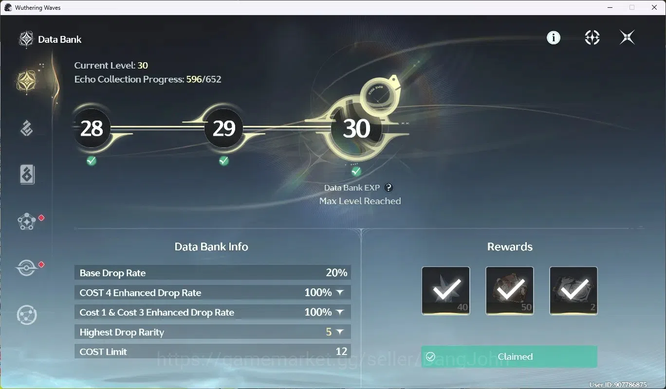 Wuthering Waves Accounts SEA | UL 48 | Rank 5 |1 Char Limited [Lucy R5 + Si image 7
