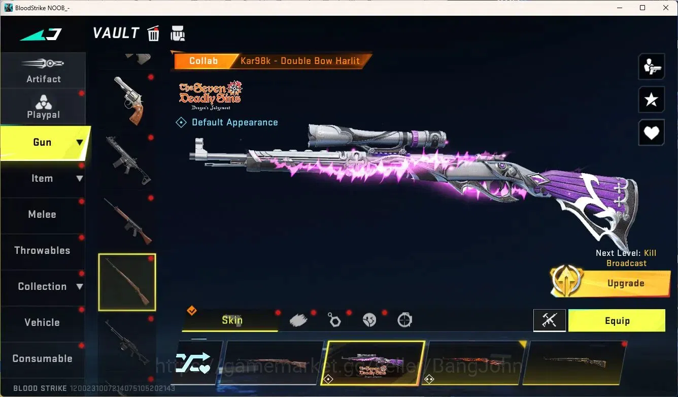 Blood Strike Accounts ASIA | 7DS Kar98K,Oslo|3 Ultra Strikers(Katya,Spik image 12